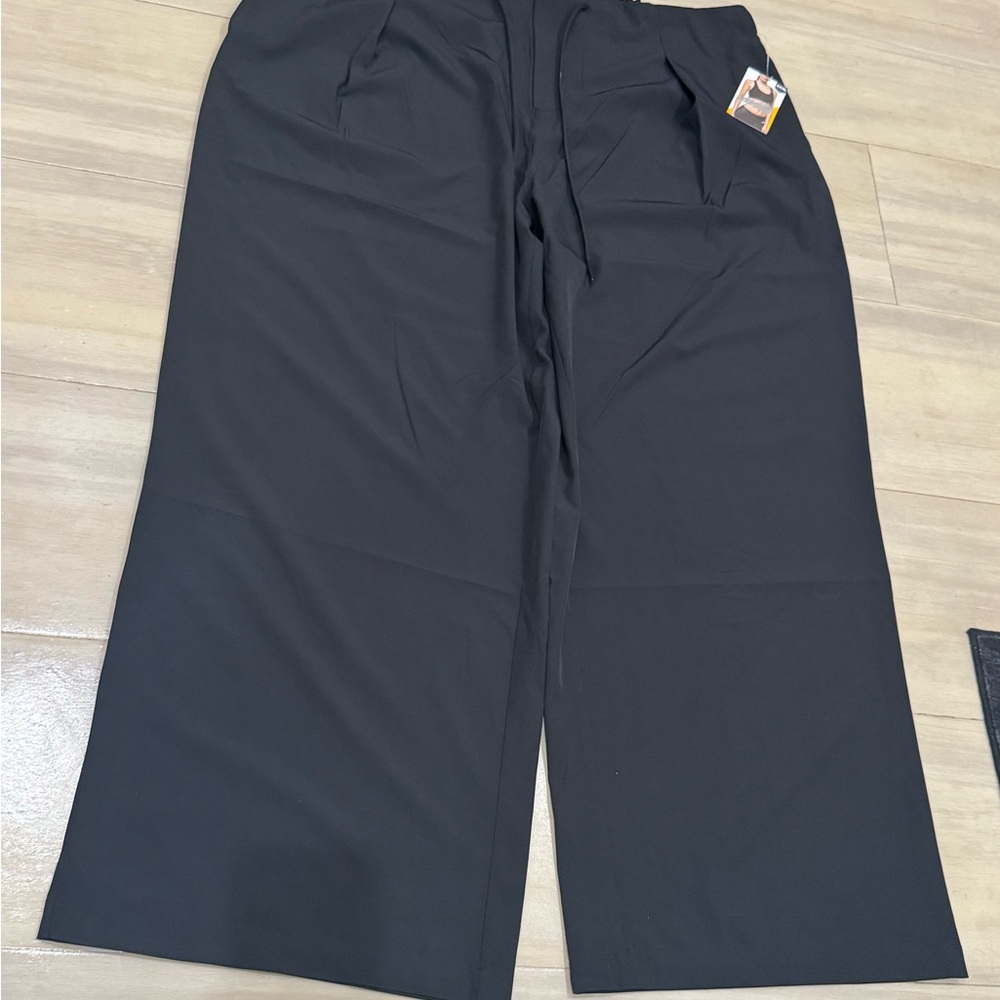 Avia Classic Black Wide Leg Pants